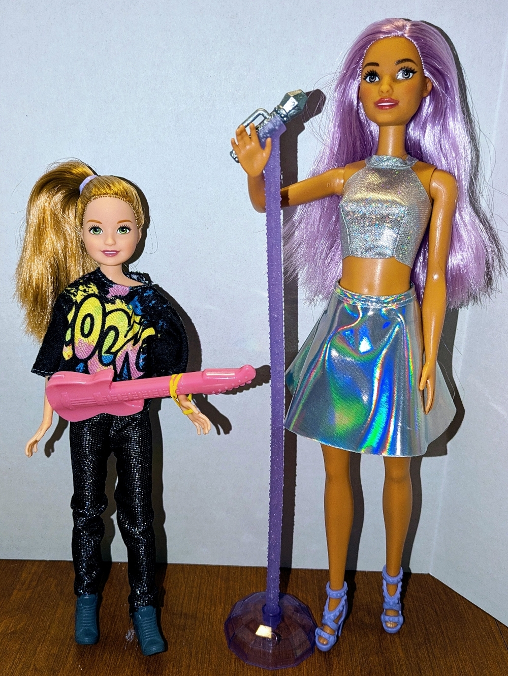 Lot of 2 Barbie Dolls, 1 Redressed Stacie Doll & 1 Singer Barbie
